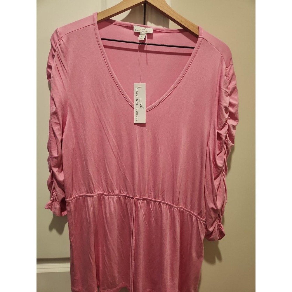 XL pink summer shirt new